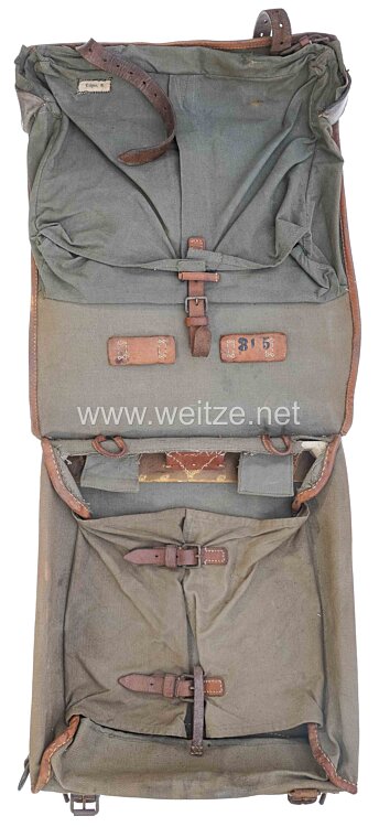 Wehrmacht Tornister sogenannter "Affe Rucksack" Bild 2