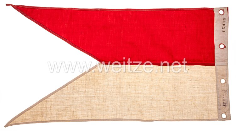 Hessen-Darmstadt 1. Weltkrieg Lanzenflagge für Mannschaften im Garde-Dragoner-Regiment (1. Großherzoglich Hessisches) Nr. 23 Bild 2