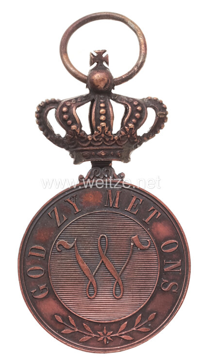 Niederlande Orden von Nassau-Oranien, bronzene Ehrenmedaille Bild 2