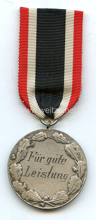 III. Reich - tragbare Siegermedaille - Reichskanzler Adolf Hitler - "Für gute Leistung" Bild 2